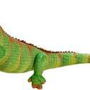 Realistic Green Lizard Stuffed Animal Toys, Chameleon Dolls, Reptile Soft Toys Maned Lizards, Wildlife Gifts for Kids (26.5 inches)