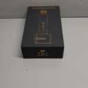 Blow Dryer Brush 7 in ONE Autowrap Curling Wand, 110,000 RPM High-Speed Negative Ionic Hair Dryer with Diffuser Concentrator, Round Brush Blow Dryer Air Styler, Volumizing Hair Styling Tools (White Gold)