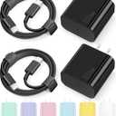 iPhone 17 16 15 Charger Fast Charging Type C Chargers USB C Charger Block iPhone Air Chargers with 2 Pack 6FT Cable for iPhone 17/17 Plus/17 Pro Max/16/16 Plus/16 Pro Max/15 Pro Max/iPad Pro(Black)