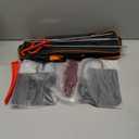 USTAR 11pcs Household Car Tools Kit with Air Pump Lifter Bag, Stainless Steel Extendable Handle Rods, Car Trim Removal Tools