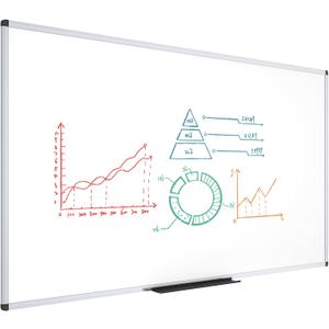VIZ-PRO Dry Erase Board/Magnetic Whiteboard, 72 x 48 Inches, Large Wall Mounted Board for School Office and Home 6' x 4'