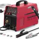 ARCCAPTAIN 6-in-1 Aluminum MIG Welder, 200A Welding Machine 110V/220V, Flux Core MIG/Gas MIG/Lift TIG/Stick Welding/Spool Gun MIG/Spot Multiprocess Welder with Synergy, Ideal for Beginner