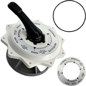 270067 2-Inch Top Valve Assembly Replacement for Hiflow Top and Side Mount Pool Spa Multiport Valve 261055 261152