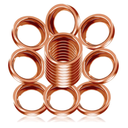 24-PCS Oil Drain Plug Gasket Washer- Copper M12 Crush Washer Oil Drain Plug- Premium Seal Replaces OEM 11026-JA00A for Nissan & Infiniti G35 G37 Rogue Sentra Xterra Altima Frontier Armada 350Z