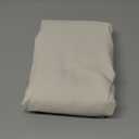 Amazon Basics Lightweight Pleated Bed Skirt, Queen, Off White, Solid