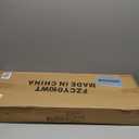 Wnutrees 30" Farmhouse Wood Bench, Rustic Solid Wood Entryway Bench Seat with Double X-Structure for Dining Room, Living Room, Hallway, Structural Stability, White