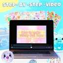 Nano Tape Bubble Kit for Kids, 4 Sticky Ball Tapes and 6 Nano Tapes, Squishy Maker Making Kit, Birthday Arts and Crafts Gifts for Teens Boys Girls, Kids Toys for Girls 4-6 6-8 7-8 8-10 10-12