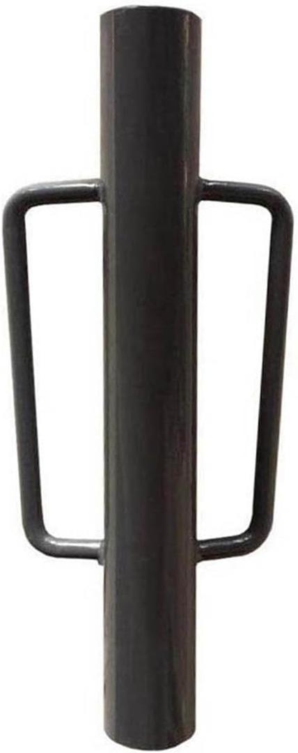 MTB SUPPLY Fence Post Driver with Handle, 18LB Black Iron T Post Pole Pounder Hand Post Rammer for U Fence Post Wooden Post
