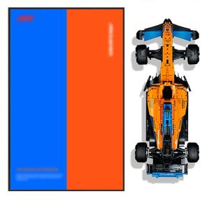 Car Wall Mount for Lego Mclaren F1 42141, Display Wallboard for Lego Cars, Adult Collectibles Car Wall Mounted for Building Blocks, Gifts for Lovers (Excluding Cars)