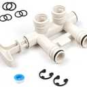 Upgraded Water Softener Bypass Valve 7278434, Compatible with Sears, North Star, GE, Ecowater, 3/4" Softener Valves