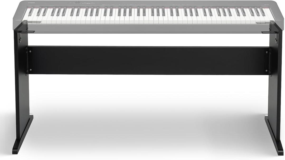 STRICH Piano Keyboard Stand, Wooden Furniture Stand, Compatible for CASIO CDP-S100/ CDP-S110/CDP-S160/EP-S120/EP-S130/EP-S320 Digital Piano 88 Keys, SKT-CS01 (Classic Black)