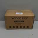 vancasso 2.5 Oz Stackable Espresso Cups with Saucers and Metal Stand Set of 4,Bohemian Ceramic Cappuccino Cups - Microwave and Dishwasher Safe, Perfect For Tea, Espresso, Latte, Cafe-01