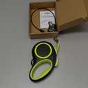 Fida Retractable Dog Leash, Reflective 16ft Heavy Duty Pet Walking Leash for Small/Medium Dog up to 26 lbs, Tangle Free. One-Hand Brake (Small, Neon Yellow)