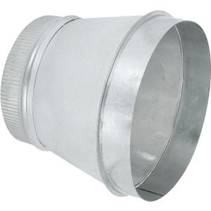 PATIKIL 9 Inch to 7 Inch Duct Reducer, Galvanized Steel Round Air Duct Reducer Crimped Pipe Increaser Adapter Connector Fitting Coupling for HVAC, Ventilation Systems