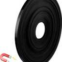 AmazingSpark Magnetic Tape Roll Thin Strips, 1/4 Inch x 33 Feet Magnetic Board Dividers Whiteboard Graphic Decorative Tape Marking Line for Classroom Office Art Accessories(Black)