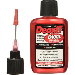 DeoxIT D100L-25C Precision Needle Applicator, More Than A Contact Cleaner, 25 mL, Pack of 1