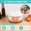 Jar Opener for Weak Hands, Seniors & Arthritis Adjustable 4-in-1 Bottle & Can Opener with Non-Slip Pad for Large Pickle Jars, Soda, Wine Left-Handed & Kid-Friendly, Dishwasher Safe