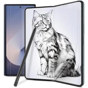 DIACUBE Paperfeel Screen Protectors for Samsung Galaxy Z Fold 6 (Matte) (3 Pack) + 3x Front Matte Anti-Glare Anti-Fingerprint Self-Healing Bubble Screen Protectors for Samsung Galaxy Z Fold 6. 210 pack