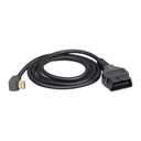 for SCT X4 Cable, OBD2 Cable Compatible with Xcalibrator X4 Model Tuner Scanner, Works Perfectly on Ford Vehicles (Replace #7011U-08, Black)