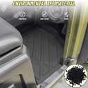SAUTVS Front Floor Mats for Polaris Ranger XP 570 900 Fullsize Diesel 13-19