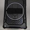 ROISKIN for Fire HD 10 & HD 10 Plus Tablet Case 13th Generation, with 360 Kickstand Hand Strap (Black)