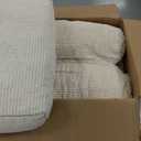 Folding Sofa Bed,Convertible Sleeper Chair for Adults, Folding Sofa Bed Foam Filling Couch with PillowSleeper Chairs Single Size Floor Mattress,White