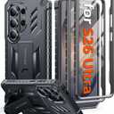FNTCASE for Samsung Galaxy S26-Ultra Case: [Built-in Screen Protector & Kickstand] [2 Front Frames] [Military-Grade Drop Protection] Heavy Duty Shockproof Rugged TPU Case Full Body Protective Black