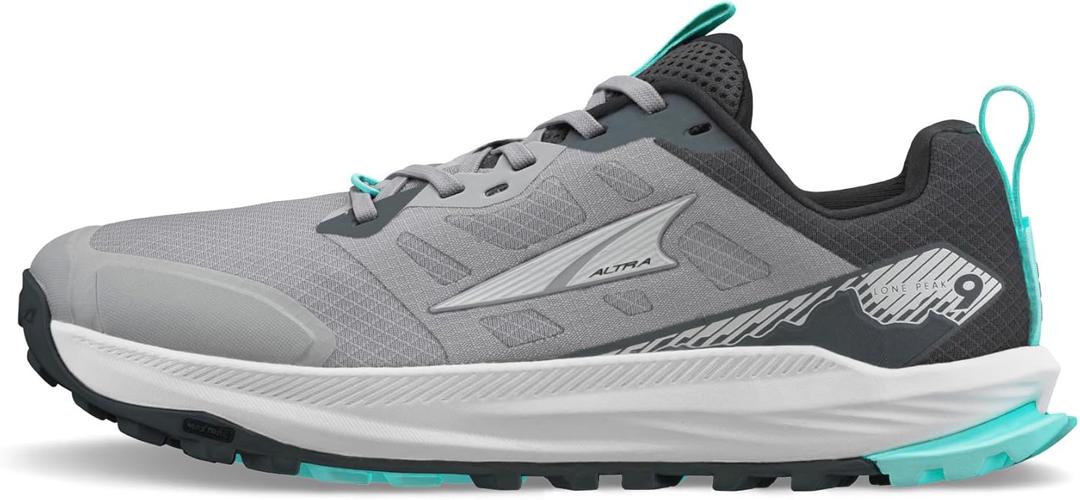 ALTRA Women's Lone Peak 9 Trail Running Shoe, Gray, 8