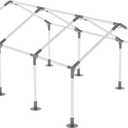 8 Leg Carport KitsHigh Peak Canopy Fitting Kit with 1-3/8" ID, Galvanized Steel Carport Connectors, shed Frame kit DIY Project