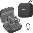 Storage Bag for DJI Neo 2, Portable Travel Case Protective Carrying Case for DJI Neo 2 Drone and Batteries Accessories (Black)