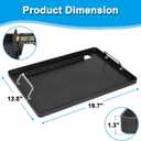 19.8" 13.8" Grill Griddle Insert for Charbroil Classic 280 2-Burner & American Gourmet, Nonstick Flat Top Plate for Weber, Nexgrill, Camp Chef, Chargriller Grills for Camping, Tailgating, Parties