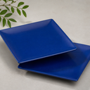 Smart Planet Navy Bamboo Fiber Dinner Plates