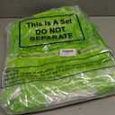 3 Pack Green Outdoor Faucet Covers for Winter Insulated Freeze Protection 27.9" x 14.9" Hose Bib Covers for Winter Reusable Thicker Waterproof Insulated Spigot Cover with Reflective Strips