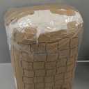 Bedsure King Size Comforter Set Beige, Boho Tufted Bed Set, Checkered Farmhouse Shabby Chic Bedding, 3 Pieces, 1 Plaid Geometric Comforter and 2 Pillow Shams