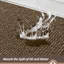 BEQHAUSE Kitchen Runner Rugs 24"x96", Kitchen Mats for Floor, Brown
