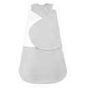 ZIGJOY Swaddle Sleep Sack Newborn 1.5 Tog Fleece Wearable Blanket Baby 6-12 Months - Lightweight MicroFleece Winter Sleeping Sacks Bag for Infant Girl Boy Gifts, Grey