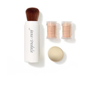 jane iredale Powder-Me SPF 30 Dry Sunscreen, Broad Spectrum Brush-On Physical Sun Protection for Face, Body, & Scalp, Refillable, Vegan, Cruelty-Free (Nude)