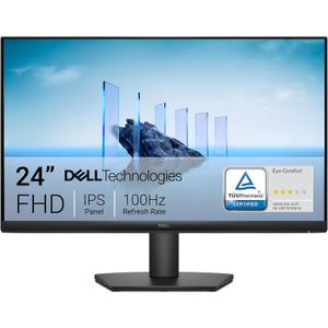 Dell 24 Monitor - SE2425HM - 23.8-inch Full HD (1920x1080) 16:9 100Hz Display, IPS Panel, 16.70 Million Colors, Anti-Glare, 1 HDMI / 1 VGA Port, TV Rheinland 3-Star*, Comfortview Plus - Black