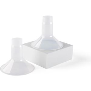 Motif Medical Roam Breast Pump Flange - Comfortable Full Coverage Breast Pump Flanges for Better Milk Flow & Pumping Ease - Ideal for Breastfeeding Moms (2 Shields, 28 mm)