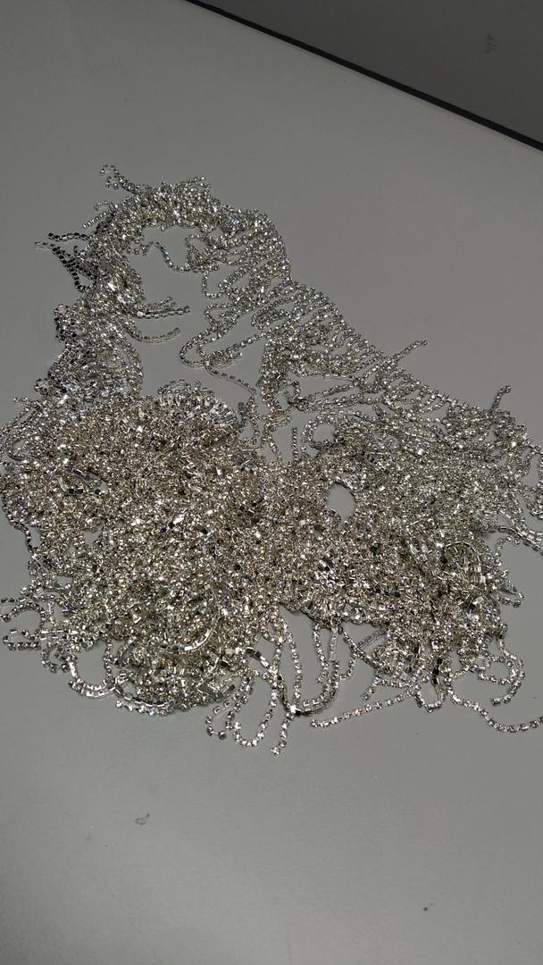 1pc Rhinestone Tassel Decorative Chain for Fashion Accessories Elegant Water-Resistant Trim for Clothing Weddings and Parties Decorative Rhinestone