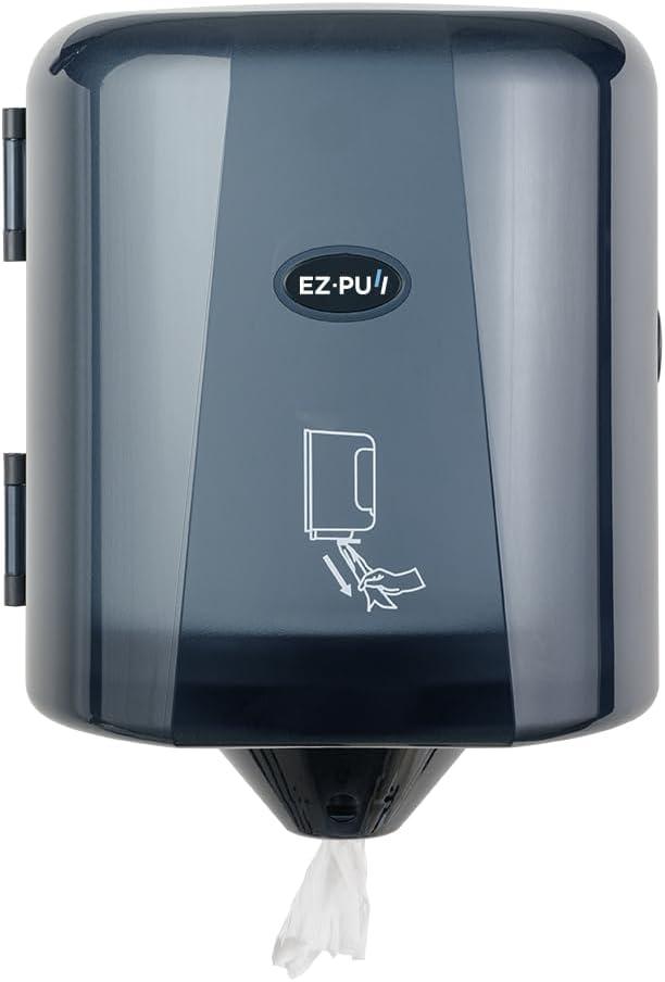 EZbrnd Wall Mount High Capacity Centerpull Paper Towel Dispenser for Commercial/Washroom/Office/FoodService, Pearl Black