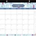 2 x GuassLee Desk Calendar 2026-2027, Desk Top Calendar from Jan. 2026 to Jun. 2027, 17" x 11.5" Large School Year Desk Wall Calendar with To-Do List and Notes for Office School Home Teacher Planning (Blue)