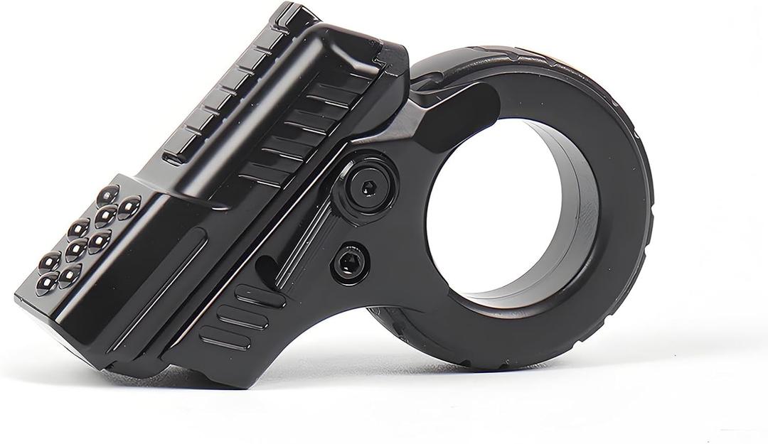 Fidget Gun, Adult Fidget, Stainless Steel Suffering from Anxiety Stress Relief Cool Easter Fidget Gun (Black)