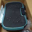 AXV Vibration Plate Fitness Platform Exercise Machine Vibrating Lymphatic Drainage Shaking Full Body Shaker Workout Vibrate Stand Shake Board Sport Gym for Weight Loss Fat Burner for Women Men