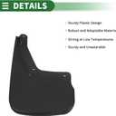 Motoforti Mud Flaps Splash Guards Mud Guards for Chevrolet Suburban/Tahoe 2015-2019 W/Mount Accessories
