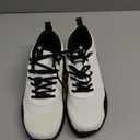 White Trajectory sneakers in size 9, featuring a clean all-white design with lightweight comfort and durable everyday wear support.