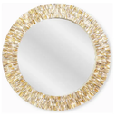 31.5" Round Capiz Shell Mirror Handmade Luxury Coastal Wall Decor
High-clarity silver mirror, beveled edge, handcrafted capiz shells, linen frame, ready to hang for bedroom entryway