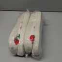 Women Men Plush Strawberry Slippers Cute Fuzzy Slippers Non-Skid Winter Warm Cozy House Indoor Outdoor Shoes Size 38-39 Pack of 2