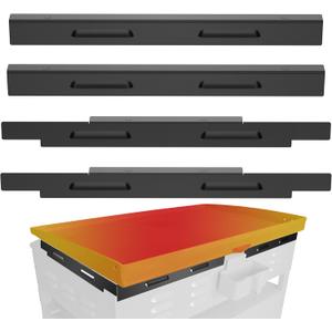 Upgraded Magnetic Wind Guards for Blackstone 28" XL Griddle, Fit with Blackstone Griddle Accessories, Protect Flame, Hold Heat, Save Gas, Powder-Coated Stainless Steel