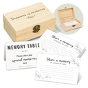 Share A Memory Cards For Celebration Of Life Decorations Ideas - Share A Memory Box For Funeral Memorial Cards, Memory Keepsake For Celebration Of Life Decor, Graduation Party Games